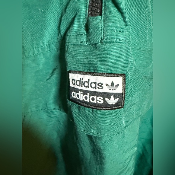 Adidas Original R.Y.V. Teal Jacket with Logo Patch Men’s Size Large - Picture 3 of 9
